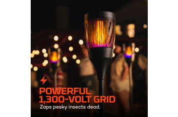 Image of Nebo Solar Torch Zapper 1200mAh Li-ion Battery LED Lantern