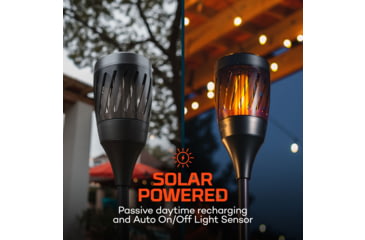 Image of Nebo Solar Torch Zapper 1200mAh Li-ion Battery LED Lantern