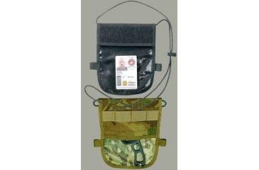 Image of BlackWater Gear Neck I.D. Holder -Tactical ID / Badge Holder w/ Concealed Knife Pocket 02560