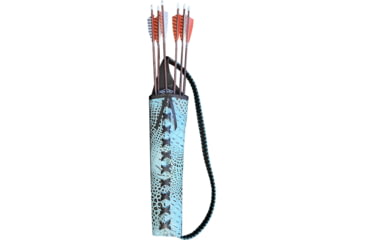 Image of Neet Alligator Embossed Back Quiver, Turquoise, 8700