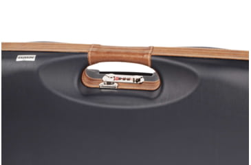 Image of Negrini OU Deluxe Skeet Two Barrel Shotgun Case + Tube Set, Navy/Tobacco Leather/Navy Interior, 1652LX-TUBE/5212