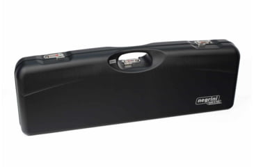 Image of Negrini OU Skeet Single Shotgun Case + Tube Set, Black/Bordeaux, 1659LR-TUBE/5160
