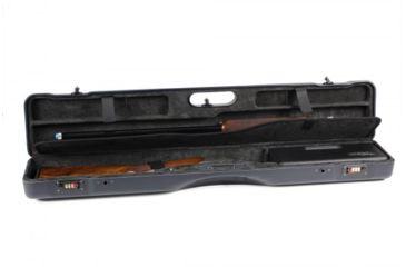 Image of Negrini OU/SxS/Auto/Pump UNICASE Luxury Travel Shotgun Case, Navy Blue/Grey Interior, L37.50in x W7in x D5in 16406LR-UNI/5590