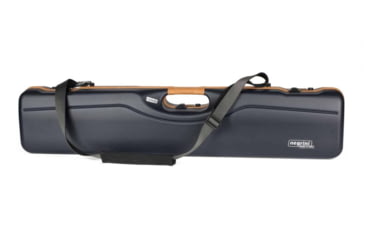 Image of Negrini OU/SXS Deluxe Ultra-Compact Sporter Shotgun Case, Black/Grey, 16407LX/5643