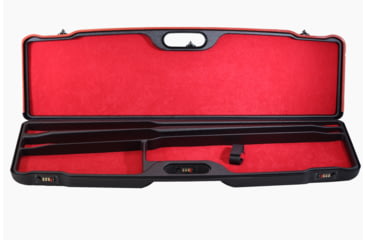 Image of Negrini OU, SXS Hybrid Double Wall Shotgun Case For 2 Barrel Combos w/Chokes, 37in, Black, 1693IS-2C/6894