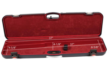 Image of Negrini OU, SXS Hybrid Double Wall Shotgun Case For 2 Barrel Combos w/Chokes, 37in, Cobalt Blue, 1693iA-2C/6904