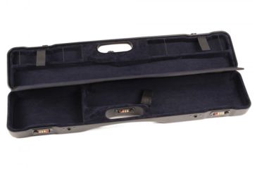 Image of Negrini OU/SxS Uplander Ultra-Compact Hunting Shotgun Case, Black/Blue, L31.89in x W6.89in x D4.72in 16405LR/5541