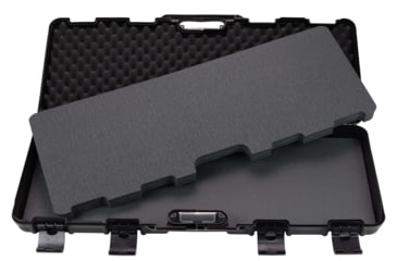 Image of Negrini Tactical Rifle Case, Solid Velvet Covered Foam, 44' max, 36inL x 14inW x 5inD, Black/Black, 1690ISY