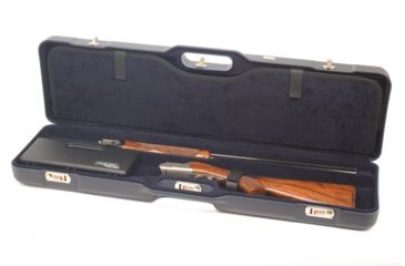 Image of Negrini UNICASE Two Shotgun Travel Case, Navy/Navy, L37.75in x H10.6in x D4.9in 1677LR-UNI/5044