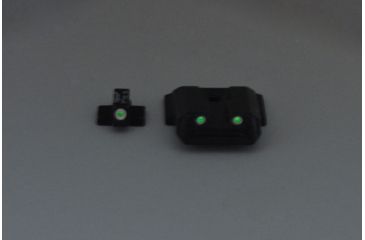 Image of New, Trijicon Bright &amp; Tough SA37 Front &amp; Rear Night Sight, S&amp;W M&amp;P Series, Green Front &amp; Green Rear, SA37
