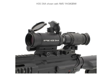 Image of Newcon Optik HDS 3AA Red Dot Sight, 4 MOA Red Dot Reticle, Black, HDS 3AA
