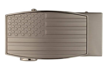 Image of Nexbelt USA Heritage Embossed Aston EDC Buckle, Pewter, 1.38in, BCS3099