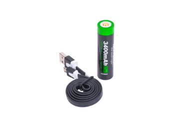 Image of Nextorch 18650 USB-C Direct Recharge Battery, Black, BW20029