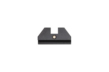Image of Night Fision Accur8 Student Gun Night Sight Set, Glock 42/43/43x, Yellow Front, One-Dot Rear, Black, GLK-003-015-YGZG