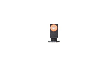 Image of Night Fision Costa Ludus Night Sight Set, Glock 17/19/34, Orange Front, Black, GLK-001-010-OGXG