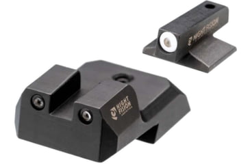 Image of Night Fision 1911 Tritium Night Sight Set, .160 Blade White Front Ring, 1911-326-003-WGZG