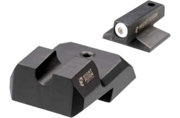 Image of Night Fision 1911 Tritium Night Sight Set, .160 Blade White Front Ring, U Notch Blank Rear, 1911-326-014-WGZX