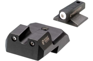 Image of Night Fision 1911 Tritium Night Sight Set, .180 Blade White Front Ring, U Notch Rear, 1911-325-007-WGZG