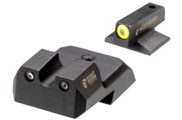 Image of Night Fision 1911 Tritium Night Sight Set, .180 Blade Yellow Front Ring, U Notch Rear, 1911-325-007-YGZG