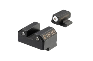 Image of Night Fision Night Sight Set for Canik Mete SF and TP9 Pistols w/ White Front Ring, Black, One Size, CNK-029-003-WGZG