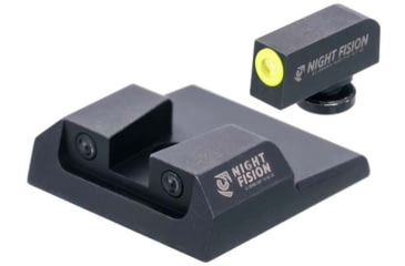Image of Night Fision Standard Height Night Sight Set, Taurus G2c/G2/G3/TX22, Yellow Front Ring, TAU-251-003-YGZG