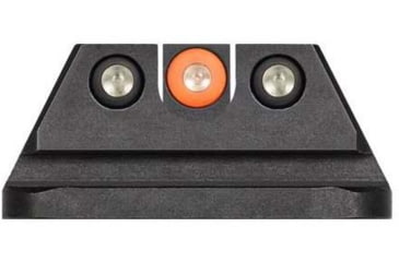 Image of Night Fision Standard Height Night Sight Set, Walther PPQ/PDP/PPQ M2, Orange Front Ring, U Notch Rear, WAL-276-007-OGZG