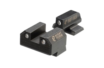 Image of Night Fision Optics Ready Stealth Night Sight Set for Canik Mete SF and TP9 Pistols w/ Black Front Ring, Black, One Size, CNK-029-187-250-ZGZG