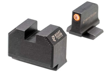 Image of Night Fision Optics Ready Stealth Smith &amp; Wesson Night Sight Set, S&amp;W M&amp;P w/ RMR/507c/SRO, Orange Front Ring, Blank Rear Sight, SAW-205-311-402-OGZX