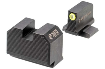 Image of Night Fision Optics Ready Stealth Smith &amp; Wesson Night Sight Set, S&amp;W M&amp;P w/ RMR/507c/SRO, Yellow Front Ring, Blank Rear Sight, SAW-205-311-402-YGZX