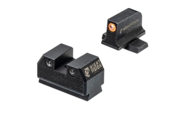 Image of Night Fision Optics Ready Stealth Night Sight Set for Sig P365/P320/EPS w/ Orange Front Ring, Black, One Size, SIG-180-289-287-OGZG