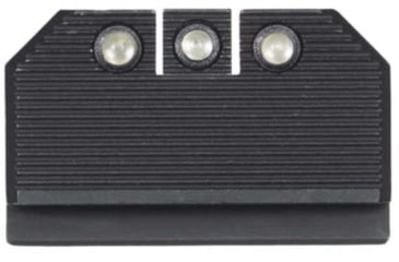 Image of Night Fision Optics Ready Stealth Night Sight Set, Walther PDP, Black Front, Black Rear, Green Tritium, WAL-277-330-353-ZGZG