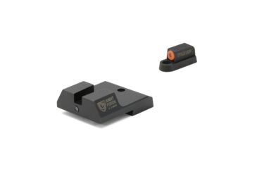 Image of Night Fision Perfect Dot Accur8 Front Night Sights w/ Square Notch Rear for CZ-USA, Orange Front w/ Green Tritium - Black Rear w/ Gree, fits P-10C, CZU-077-015-OGZG