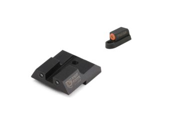 Image of Night Fision Perfect Dot Front Night Sights w/ Square Notch Rear for CZ-USA, Orange Front w/ Green Tritium - Black Rear w/ Gree, fits P-07 &amp; P-09, CZU-076-003-OGZG