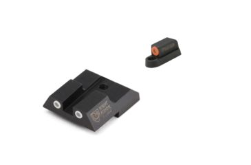 Image of Night Fision Perfect Dot Front Night Sights w/ Square Notch Rear for CZ-USA, Orange Front w/ Green Tritium - White Rear w/ Gree, fits P-07 &amp; P-09, CZU-076-003-OGWG