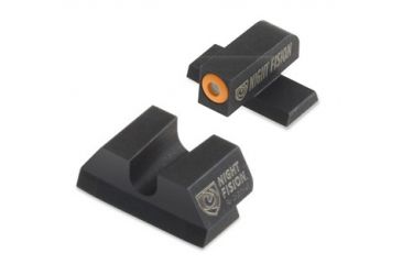 Image of Night Fision Perfect Dot Night Sight Set w/Front, U Rear, Orange Front w/Green Tritium, Blank Rear, Fits Sig Sauer 9mm &amp; .357 P-Series Pistols with #8, SIG-177-014-OGZX