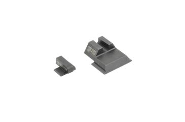 Image of Night Fision Perfect Dot Night Sight Set w/Front, U Rear, Orange Front w/Green Tritium, Blank Rear, Fits Smith &amp; Wesson M&amp;P SHIELD .40/.45/9mm Models, SAW-202-014-OGZX