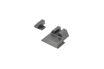 Image of Night Fision Perfect Dot Night Sight Set w/Front, U Rear, Orange Front w/Green Tritium, Blank Rear, Fits Smith &amp; Wesson M&amp;P SHIELD .40/.45/9mm Models, SAW-202-014-OGZX