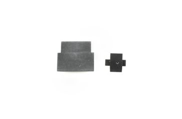 Image of Night Fision Perfect Dot Night Sight Set w/Front, U Rear, Orange Front w/Green Tritium, Blank Rear, Fits Smith &amp; Wesson M&amp;P SHIELD .40/.45/9mm Models, SAW-202-014-OGZX