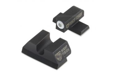 Image of Night Fision Perfect Dot Night Sight Set w/Front, U Rear, White Front w/Green Tritium, Blank Rear, Fits Sig Sauer 9mm &amp; .357 P-Series Pistols with #8, SIG-177-014-WGZX
