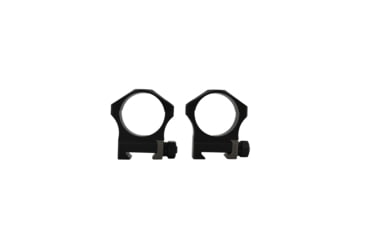 Image of NightForce Ring Set, 1.125 High, 34mm, Ultralite, 4 Bolt, Black, 1.125, Full-Size, A224