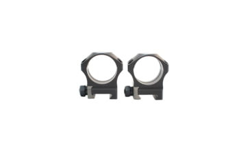 Image of NightForce XTRM Ring Set, 1.125 High, 34mm, Ultralite, 6 Bolt, Black, 1.125, Full-Full-Size, A210