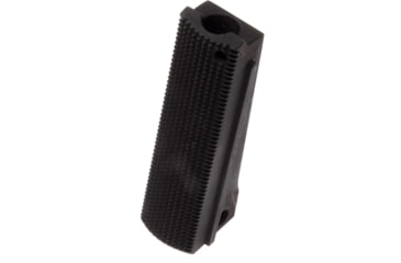 Image of Nighthawk Custom Mainspring Housing, Gov., Flat, Checkered 25 LPI, Carbon, Fully Machined, SP0227