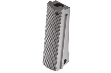 Image of Nighthawk Custom Mainspring Housing, Gov., Flat, Checkered 25 LPI, Stainless, Fully Machined, SP0228