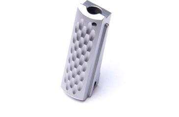 Image of Nighthawk Custom Mainspring Housing, Gov., Flat Scalloped, Stainless, Fully Machined, SP0233