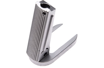 Image of Nighthawk Custom Mainspring Housing, Gov., Flat, w/Mag Well Checkered 25 LPI, Stainless, Fully Machined, SP0238