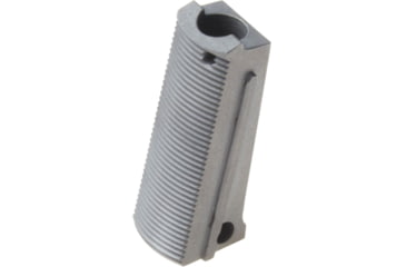 Image of Nighthawk Custom Mainspring Housing, Officer Flat, Serrated w/No Magwell, Stainless, Fully Machined, SP0244-S