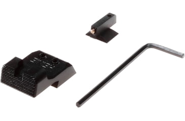 Image of Nighthawk Custom Sight Kit Gold .200, Heinie Ledge Black Rear Sight, Novak Cut, KT01739