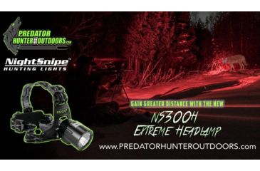 Image of NightSnipe Class 2 Headlamp Kit, Red, Green, White, C2HRGW7529