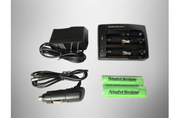 Image of NightSnipe Class-2 Razorback Archery Adjustable Beam Hunting Light Kit, Clicky on / off Switch, Green / White Leds, C2B-GW-7734