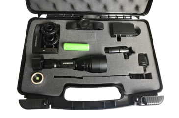 Image of NightSnipe Class-2 Razorback Archery Adjustable Beam Hunting Light Kit, Clicky on / off Switch, Green / White Leds, C2B-GW-7734